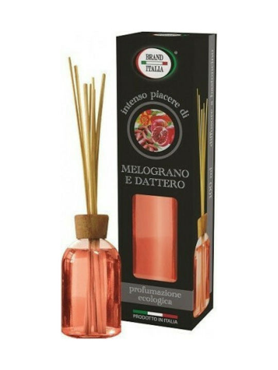 Brand Italia Diffuser Οικολογικό με Άρωμα Ρόδι & Χουρμάς BR075-16 100ml