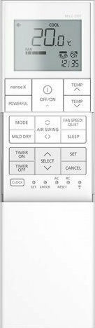 Panasonic Etherea nanoe X Air Conditioner Inverter 12000 BTU A+++ / A+++ with WiFi Silver