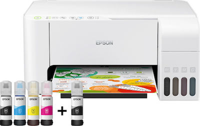 Epson EcoTank L3156 Colour All In One Inkjet Printer with WiFi and Mobile Printing