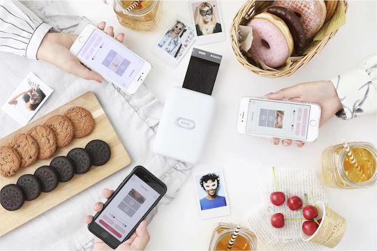 Fujifilm instax mini Link Zink Fotodrucker mit Bluetooth White