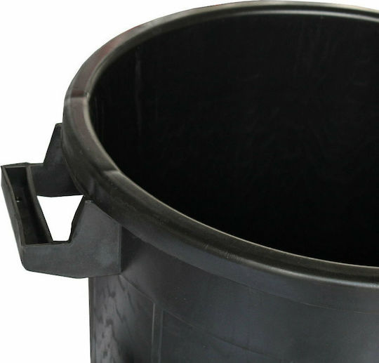 Dianomiki Plastic Waste Bin 75lt Black