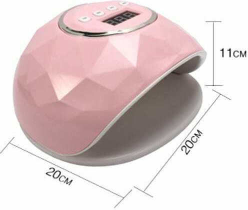 Mixcoco F6 Smart 2.0 Φουρνάκι Νυχιών UV / LED 86W Ροζ