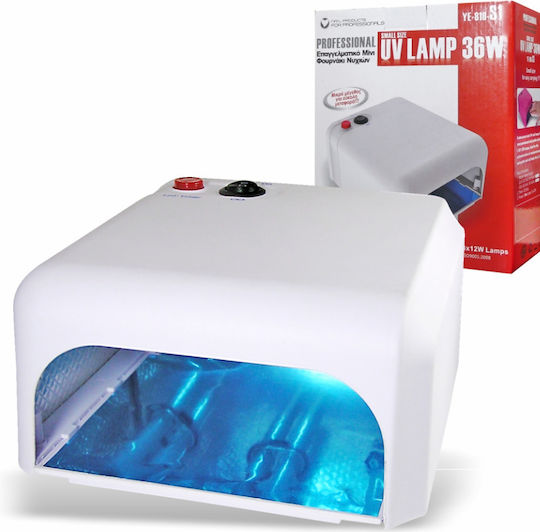 Nailshop Επαγγελματικό Φουρνάκι Νυχιών UV 36W Λευκό