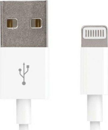 Forever USB-A to Lightning Cable White 1m