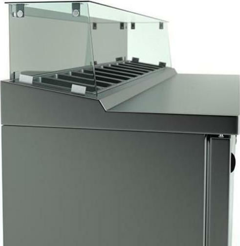 Inox Dobros Охлаждаща Витрина с Капацитет 10x1/4 ГН 180x70x126см