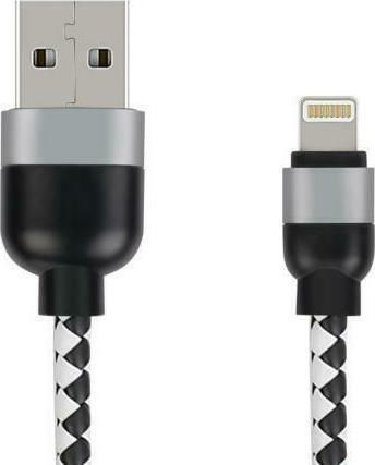 Wesdar T5 Редовна USB-A към Lightning кабел Многоцветен 3м