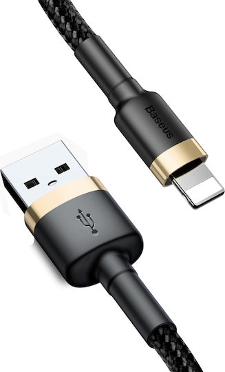 Baseus Cafule IP Edition Braided USB-A to Lightning Cable Gold 1m (CALKLF-BV1)