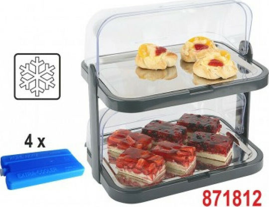 Hendi Freezing Showcase Tabletop with 2 Levels 44x32x44cm