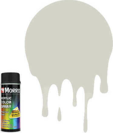 Benman Σπρέι Βαφής Acrylic με Γυαλιστερό Εφέ Grey White RAL 9002 400ml