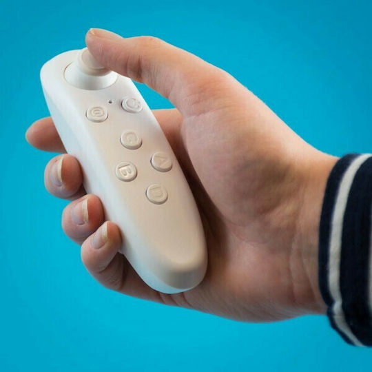 VR Bluetooth Ασύρματο Gamepad για VR (Virtual Reality) Λευκό