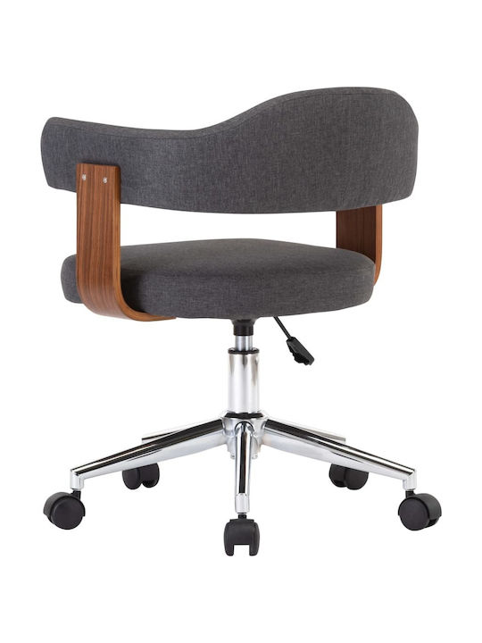 Sessel mit Armlehnen & Rollen Grey 49.5x51.5x94cm 2Stück