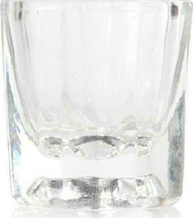 GlobalExpress Glass Mixing Jar for Powder and Liquid Manicure Color Mixing 50974