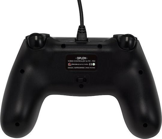Spartan Gear Oplon Verkabelt Gamepad für PC / PS3 Schwarz