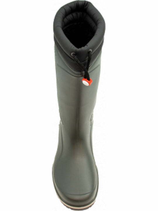 Dunlop Blizzard Hunting Wellingtons in Khaki color