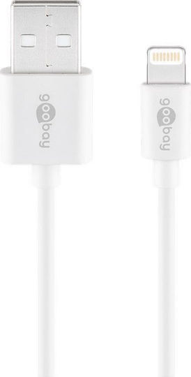 Goobay USB-A to Lightning Cable Λευκό 3m (72909)