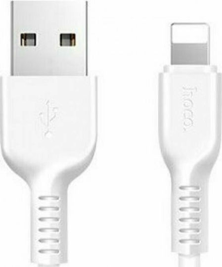 Hoco X20 Flash USB-A zu Lightning Kabel Weiß 1m (HOC-X20i-W)