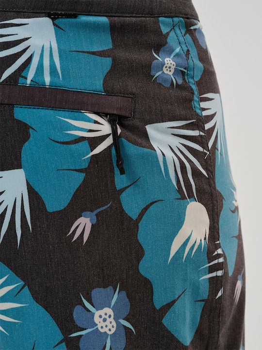 Men's Swimwear Shorts Blue / Turquoise Floral