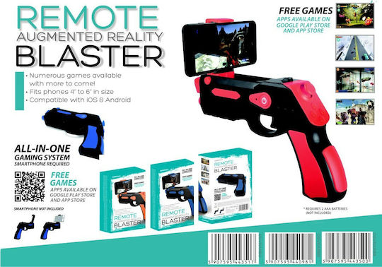 Omega AR Blaster Ασύρματο Gamepad για Android / iOS Black & Red