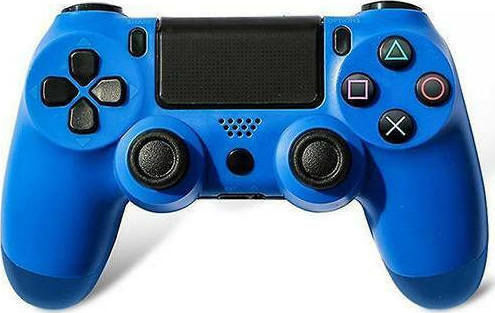 Doubleshock Ασύρματο Gamepad για PS4 Μπλε