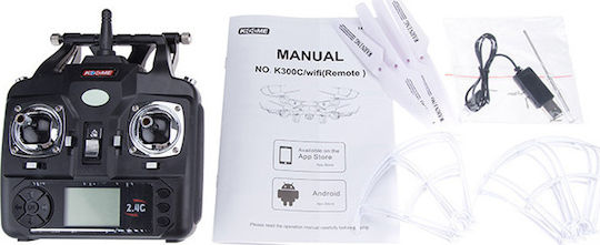 Koome K300C Drone Children's FPV 2.4 GHz with 720p Camera and Controller