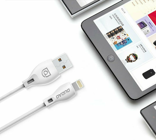 Dudao L4L USB-A to Lightning Cable White 1m