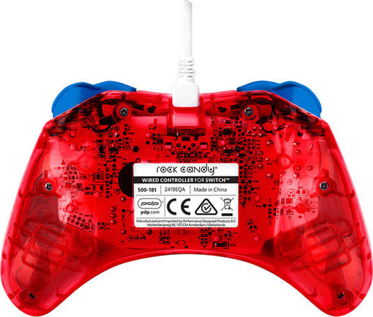 PDP Rock Candy Verkabelt Gamepad für Schalter Mario