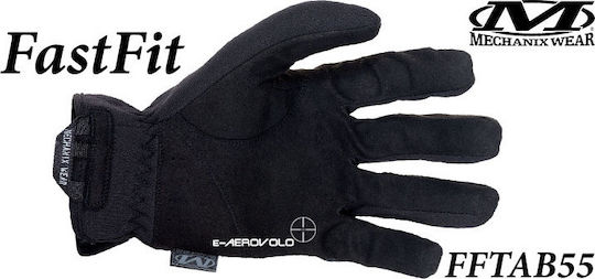 Mechanix Wear Fastfit Military Gloves Covert In Black Colour