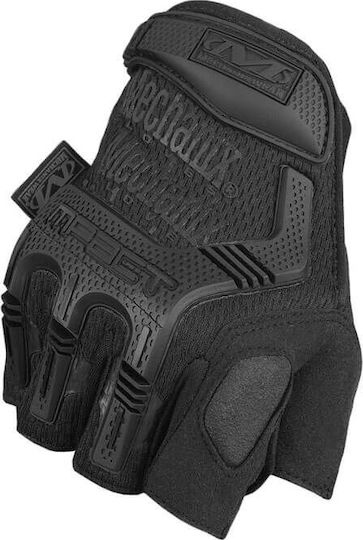 Mechanix Wear M-Pact Fingerless Military Gloves Black In Black Colour