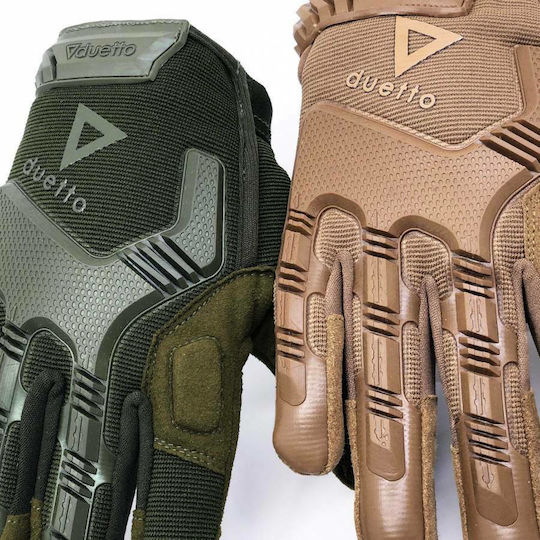 Aeropelma Duetto Shield Military Gloves in Khaki Color