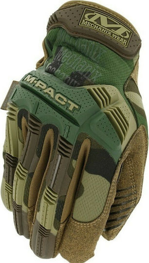 Mechanix Wear M-Pact Военни Ръкавици Woodland Camo в Бежов Цвят