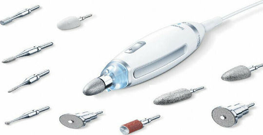 Beurer Nail Drill Power 7.5W White with 5400 Rotations per Minute