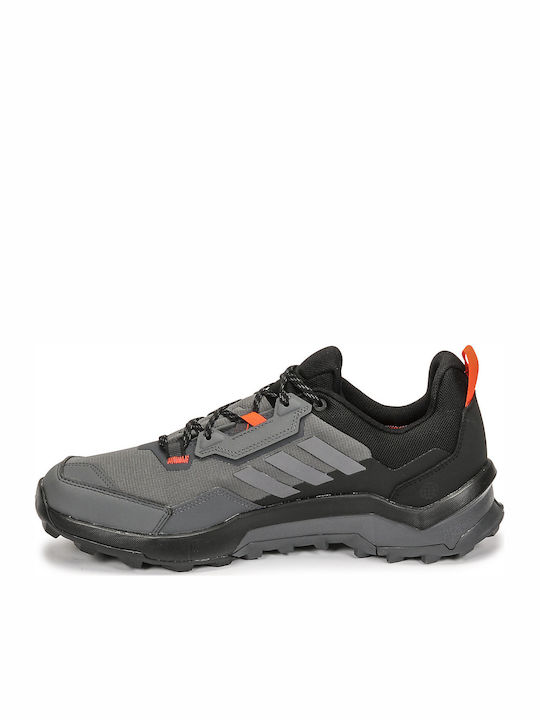 adidas Terrex AX4 Ανδρικά Ορειβατικά Παπούτσια Αδιάβροχα με Μεμβράνη Gore-Tex Grey Five / Grey Four / Solar Red