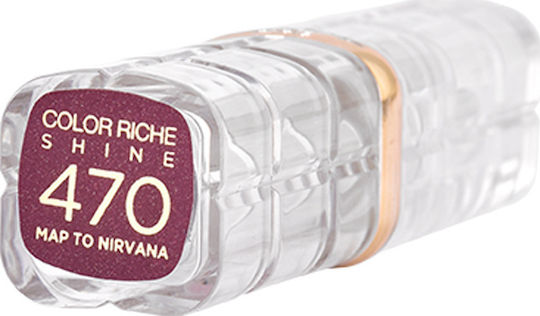 L'Oreal Paris Color Riche Plump and Shine Κραγιόν 470 Map to Nirvana 4.8gr