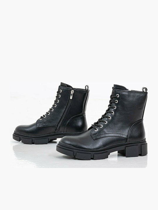 Arde Leather Women's Ankle Boots Black
