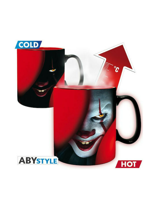 Abysse It - Pennywise "Time to Float" Ceramic Cup Red 460ml