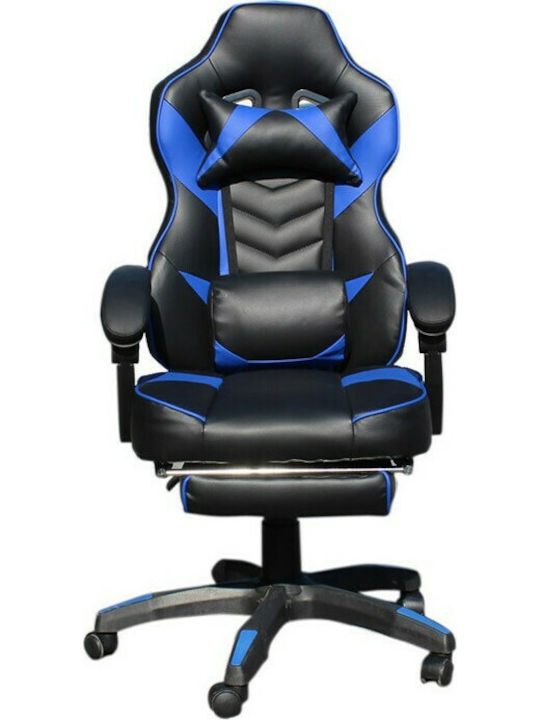 Homeplus 01.01.1268 Gaming Stuhl mit Fußstütze Black / Blue