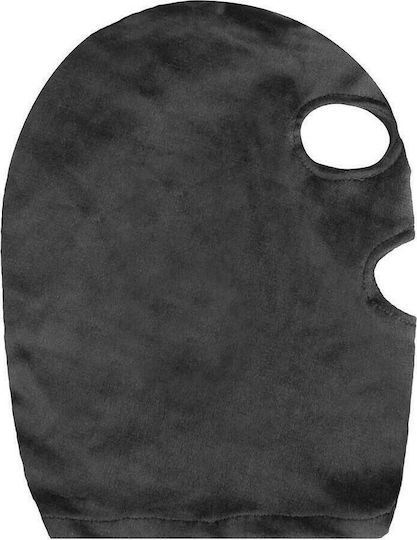 Shots Ouch Velvet Mask with Eye & Mouth Opening BDSM Mask Black