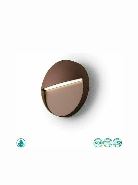 Gea Luce Sol Wall-Mounted Outdoor Ceiling Light LED IP65 with Natural White Light