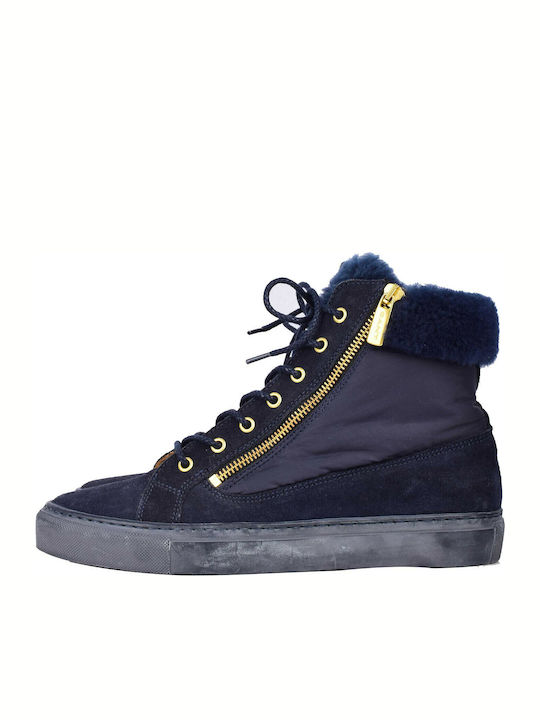 Gant Suede Women's Ankle Boots Navy Blue