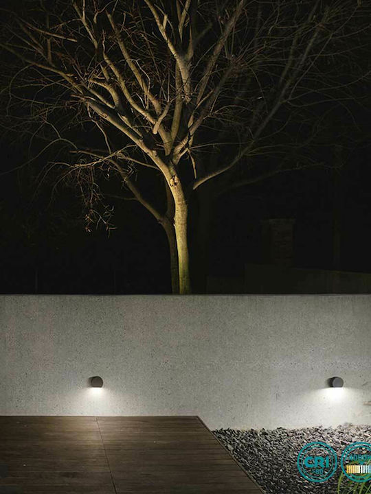 Gea Luce Wall-Mounted Outdoor Spot Light LED IP54 5W with Natural White Light