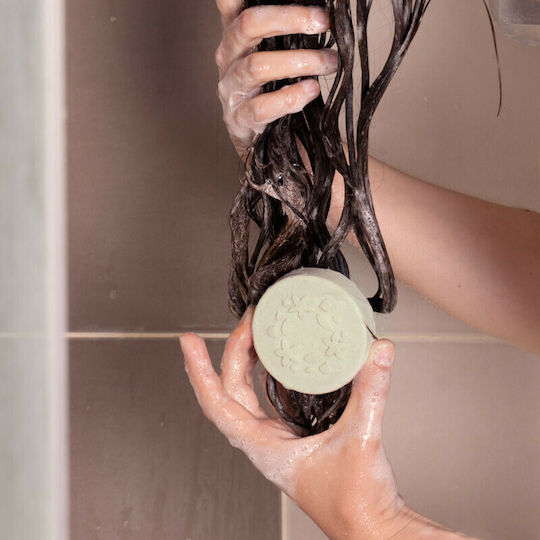 Lamazuna White & Green Clay Solid Shampoo for All Hair Types 70gr
