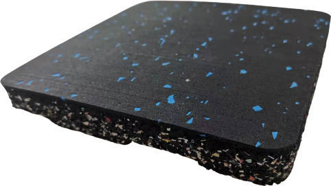 Luxury Fitness Gym Equipment Flooring Multicolour 100x100x2cm 1 Piece