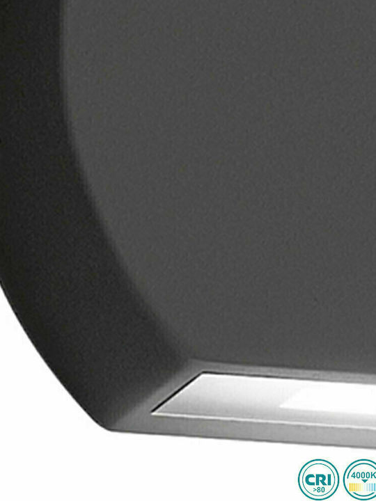 Gea Luce Luly Επιτοίχιο Εξωτερικό Σποτ LED IP54 5W με Φυσικό Λευκό Φως