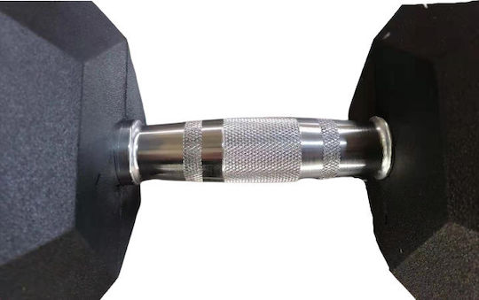Luxury Fitness L00194 Βαράκι Εξάγωνο Λαστιχένιο 1 x 25kg