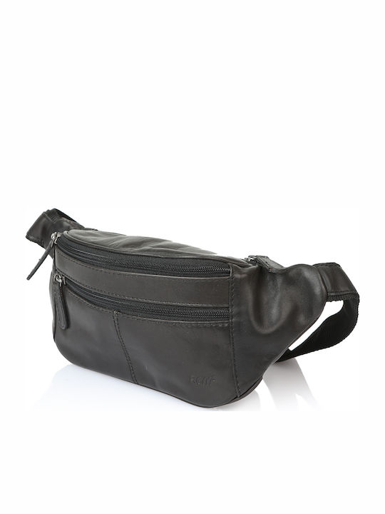 Herren Bum Bag Taille Schwarz