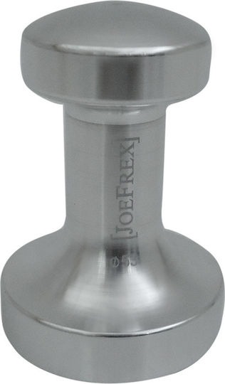 Joe Frex Aluminum Tamper with Flat Surface 53mm in Silver Color