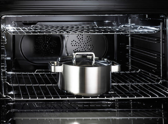 La Germania AMN96 5 E X T Aragaz 85lt cu Plite pe Gaz Lichefiat L89.7cm. Inox