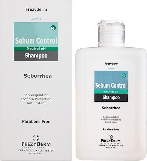 Frezyderm Sebum Control Shampoos against Seborrheic Dermatitis for Oily Hair 200ml