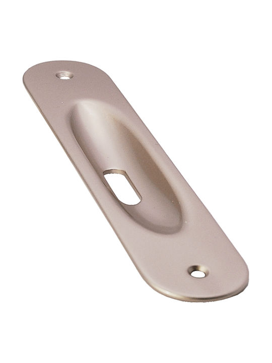 Conset Νίκελ Ματ Door Flush Handle with Key Hole 135 160mm