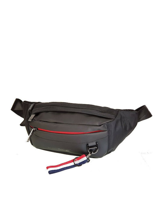 Herren Bum Bag Taille Schwarz